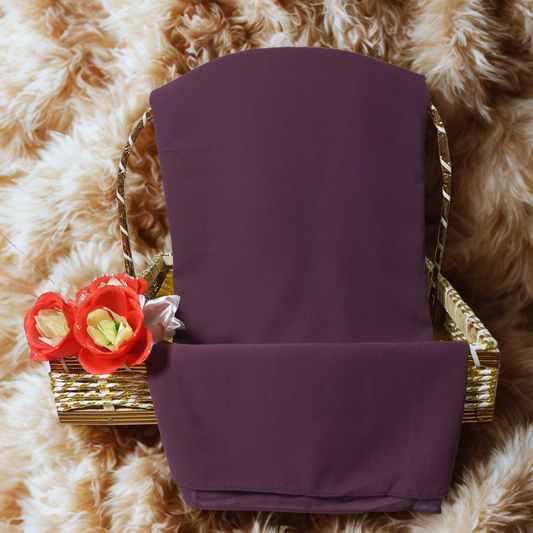 Mauve Gorgette Imported China Chiffon Georgette Scarf