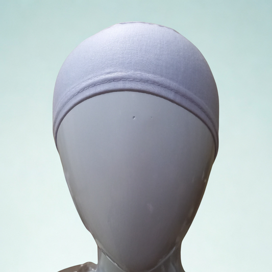 White Cotton Hijab Cap