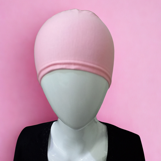 Baby Pink Cotton Hijab Cap