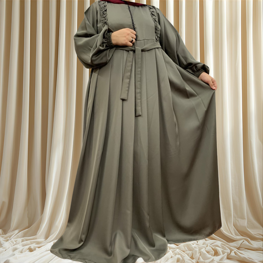 Frill Maxi Abaya