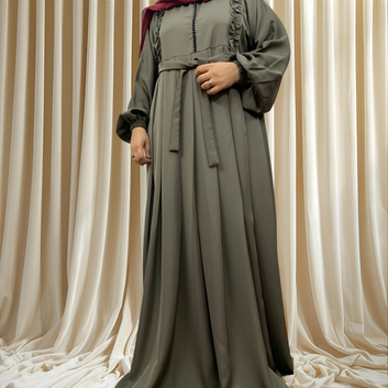 Frill Maxi Abaya