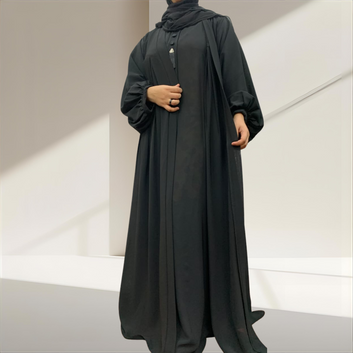 Yolk Gown Abaya