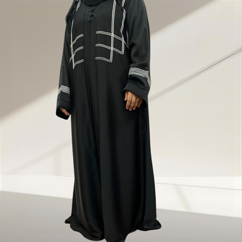 White Dori Tiktok Abaya