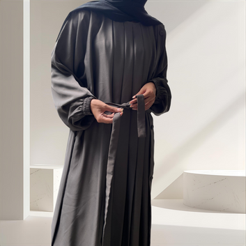 Side Button Gala Plates Abaya