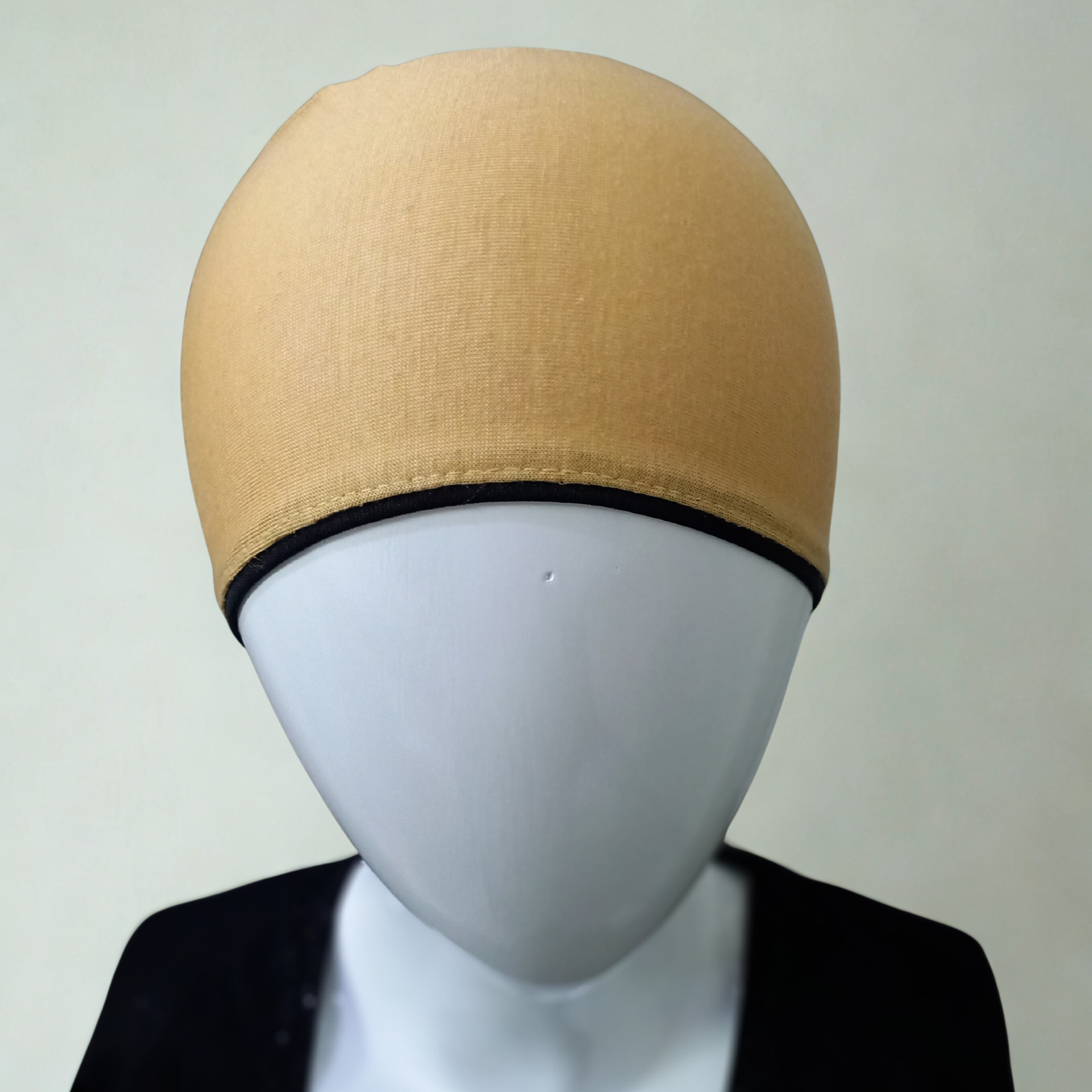 Skin with Black Lining Cotton Hijab Cap
