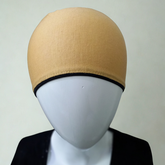Skin with Black Lining Cotton Hijab Cap