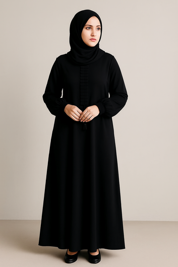 Student Abaya Gol Gala Frill