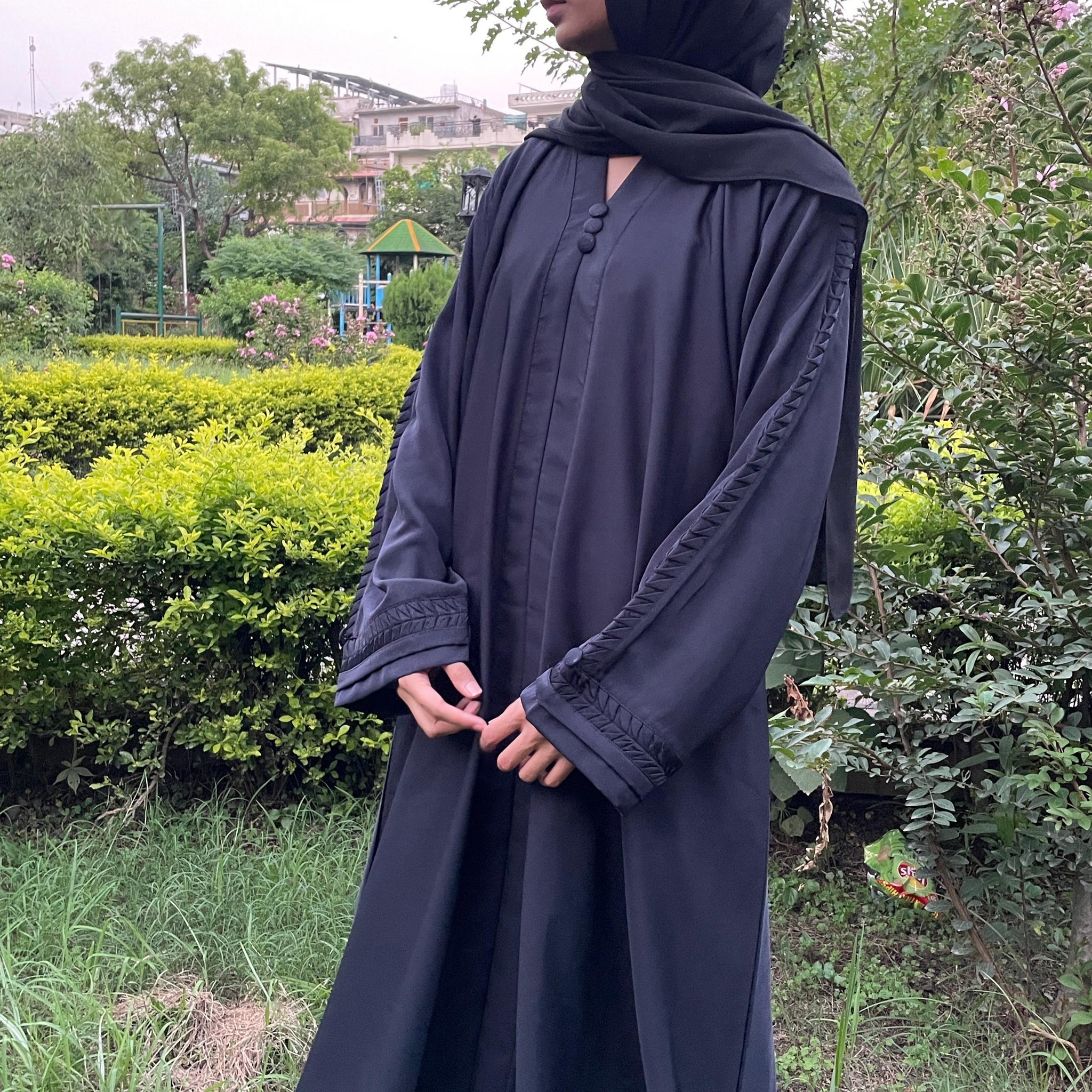 Stylish Sleeves Abaya