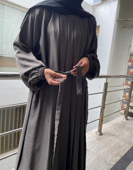 Side Button Gala Plates Abaya