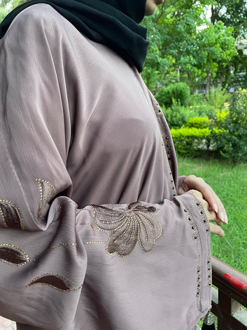 Flower Embroidery Abaya