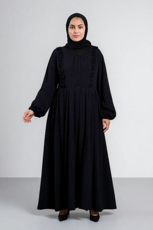 Frill Maxi Abaya