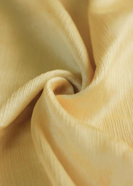 Crinkle Silk Hijab-Light Gold