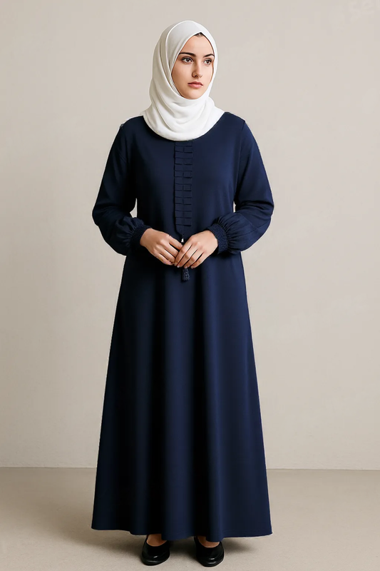 Student Abaya Gol Gala Frill
